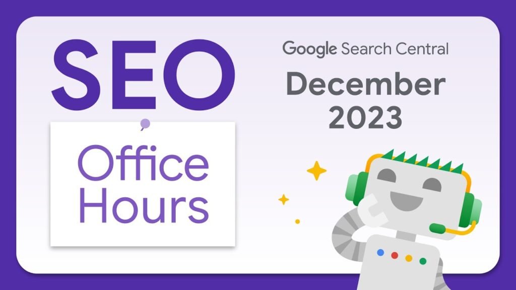 English Google SEO office-hours from December 2023