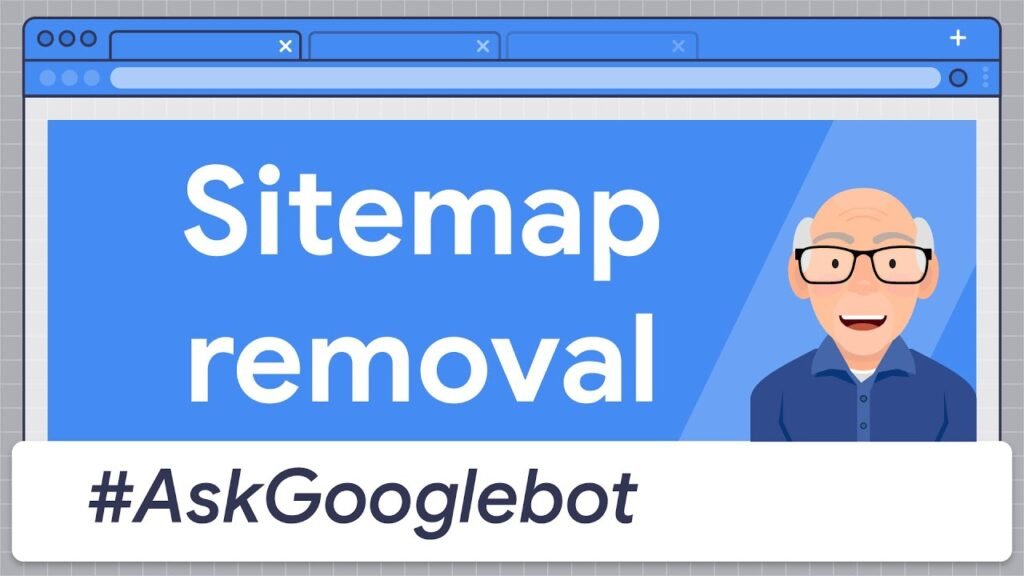 How to remove a sitemap