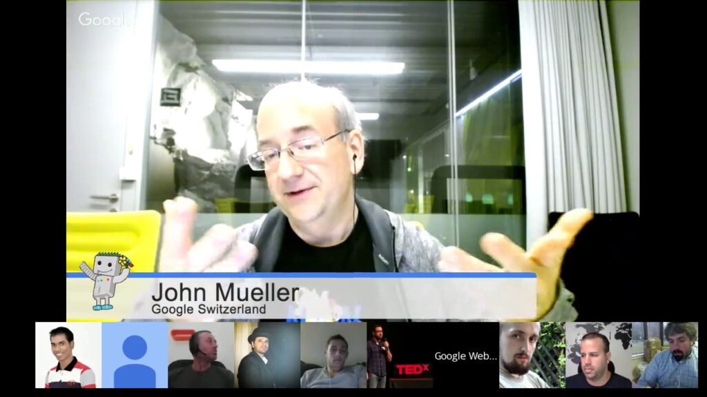 English Google Webmaster Central office-hours hangout